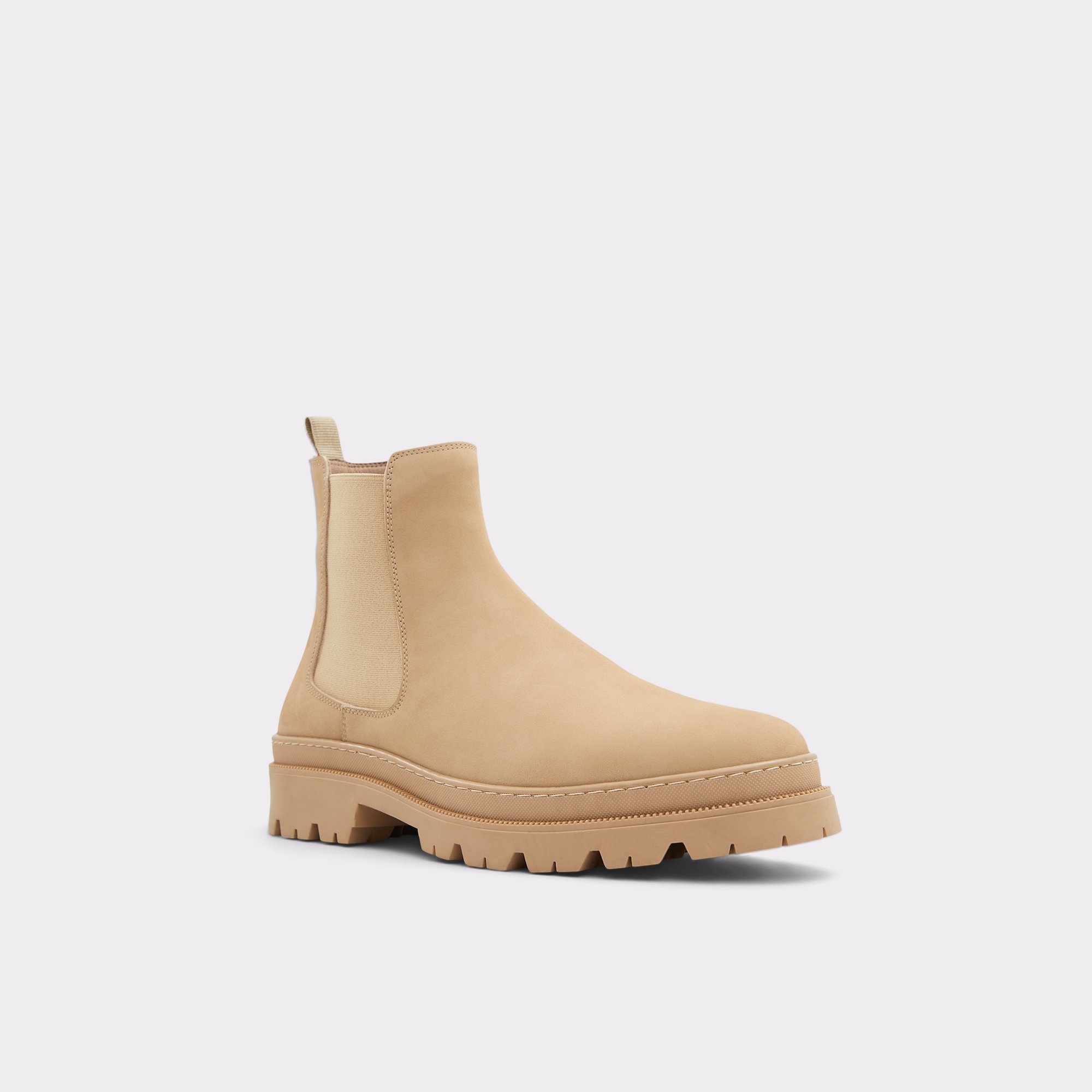 Alencia Dark Beige Men Chelsea boots