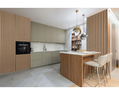 Akoestisch paneel Nordic Acoustics classic essen 2400 x 605 x 22 mm