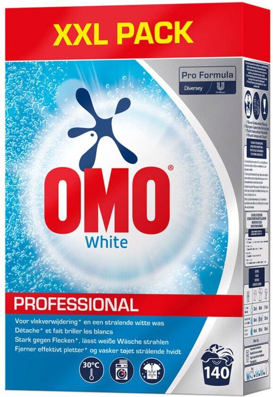 Omo - Professional - Wasmiddel Poeder - 7 kg - 140 Wasbeurten - Pro Formula