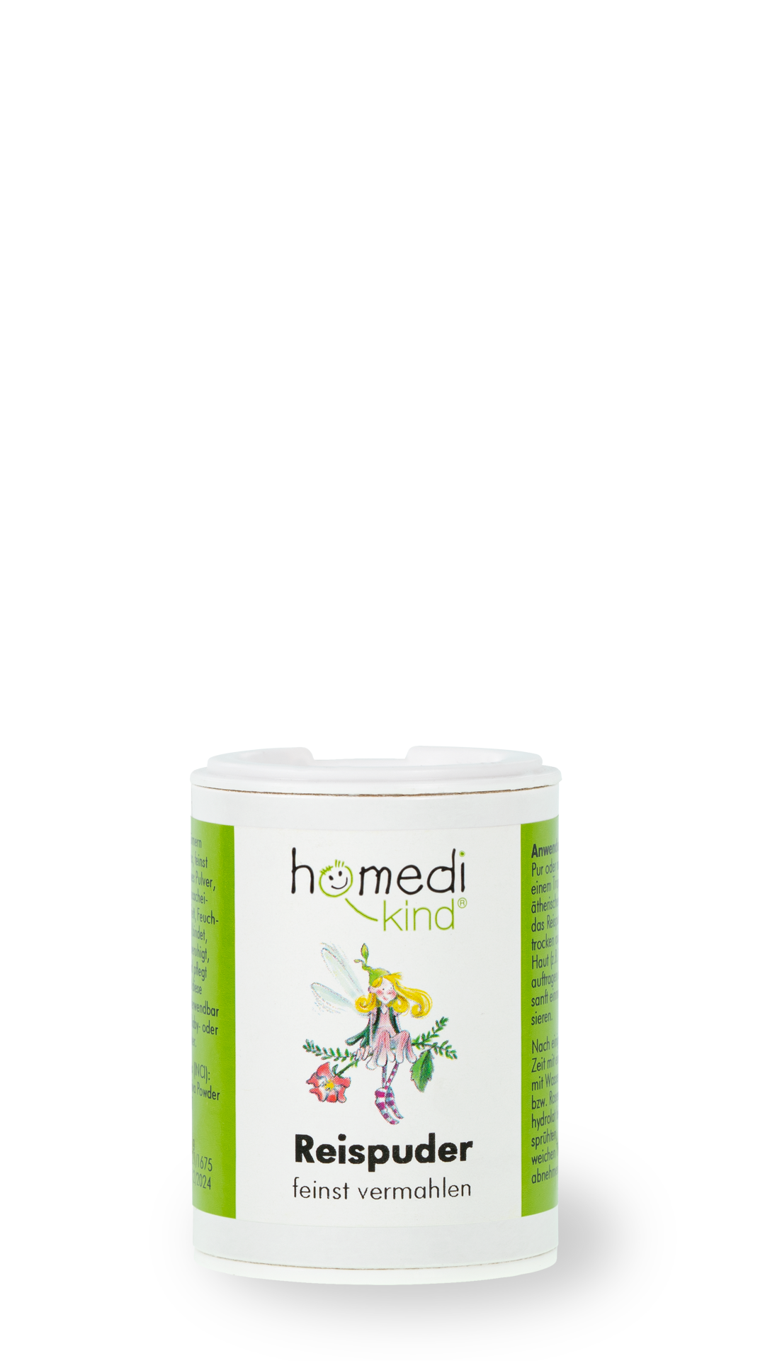 homedi-kind Reispuder<br>30 g, Dose, Puder, für Babys