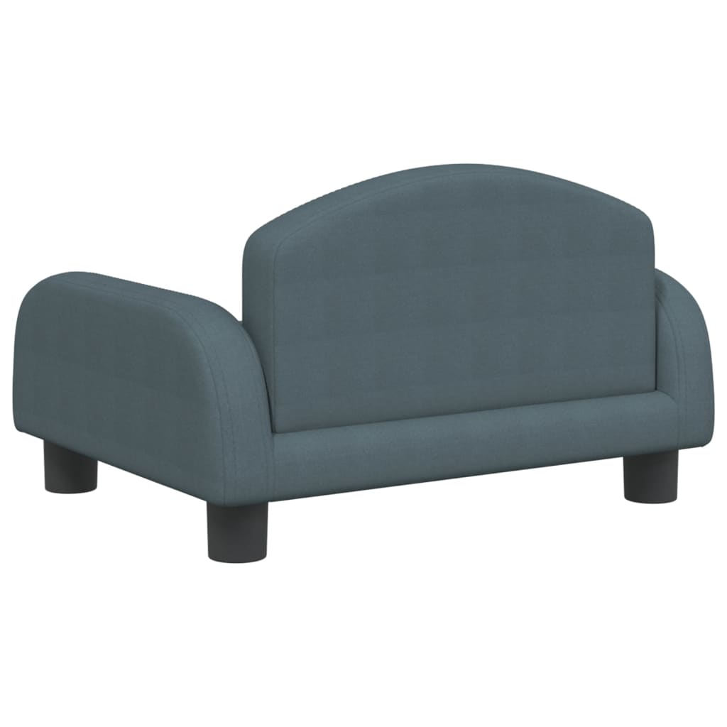 Cama para cães vidaXL em tecido cinza escuro, 50x40x30 cm