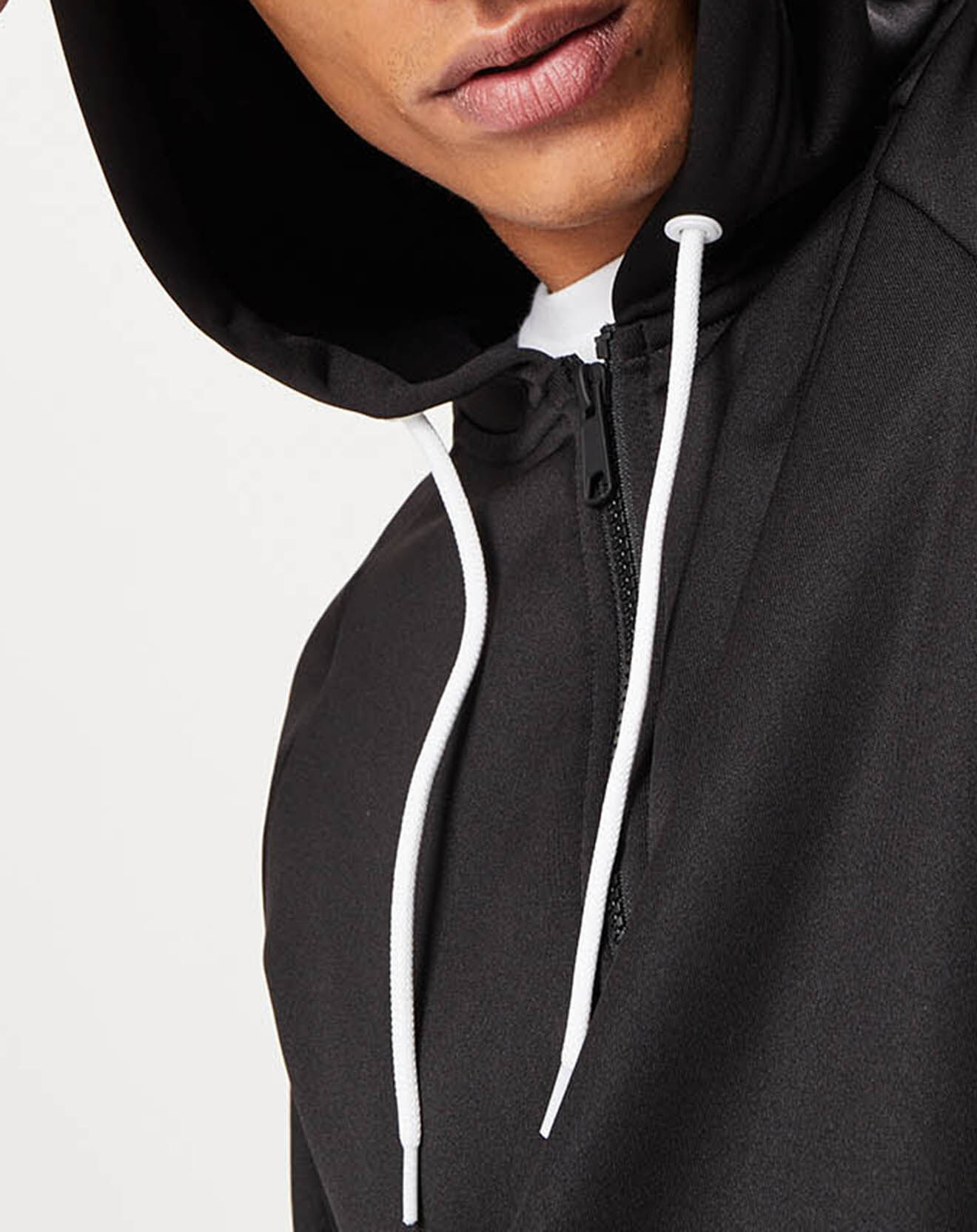 Tommy Hilfiger Sweat Sport zippé noir/rouge/blanc