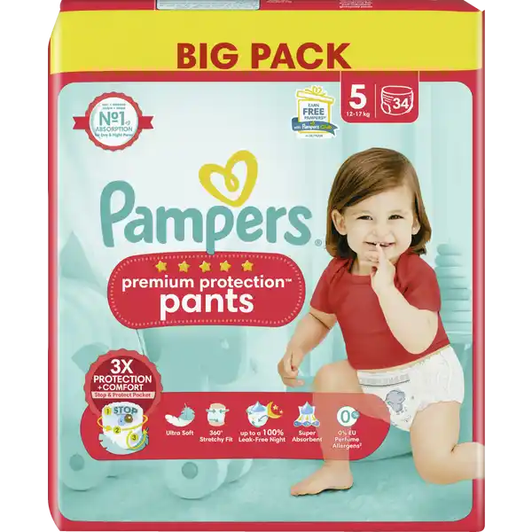 Premium protection pants Gr. 5 (12-17kg) Big Pack