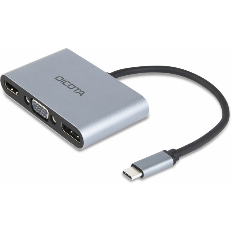 DICOTA D32064 station d'accueil Tablette/Smartphone/ordinateur portable Argent