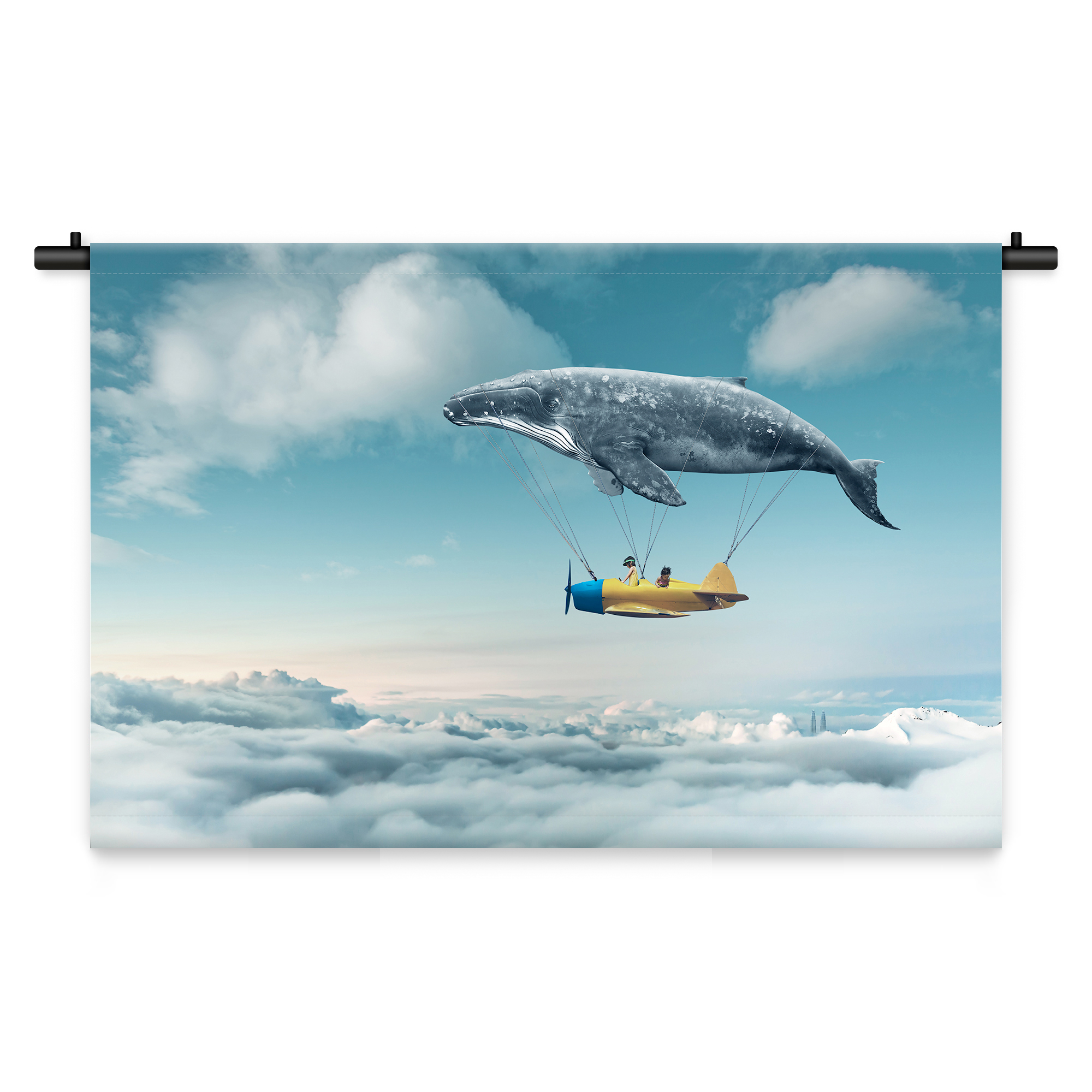 Wandkleed De droom om te vliegen 150 x 100 cm