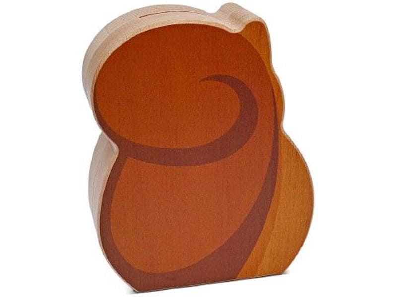 Weizenkorn Spardose Amigo Eichhörnchen Sparbüchse aus Holz