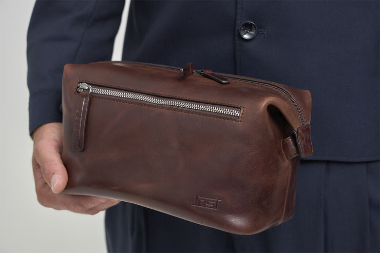 JOST LUND Toilettaske Brown