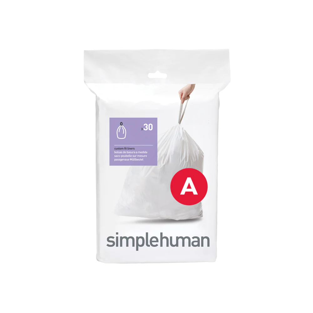 Pack de 20 sacs poubelle 4,5L code A Simplehuman