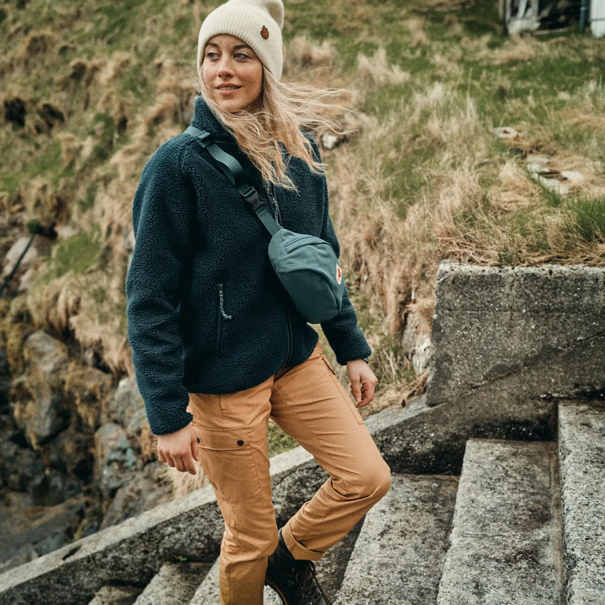 Fjällräven Vardag Pile Fleece W Navy