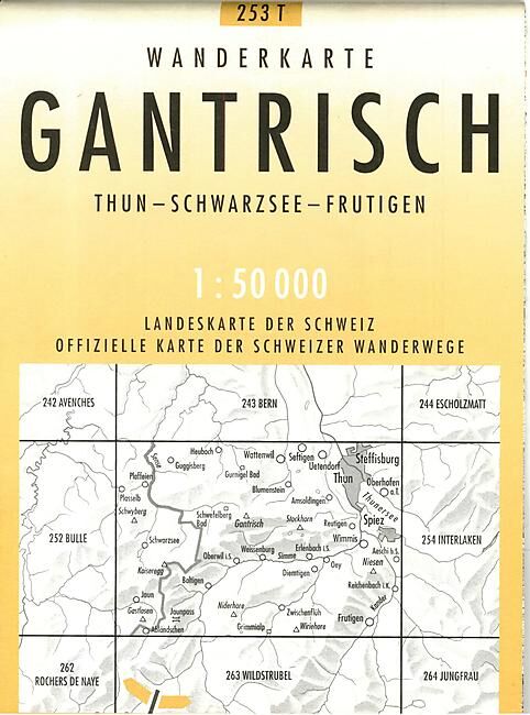 BUNDESAMT - 253T GANTRISCH ECHELLE 1 50 000