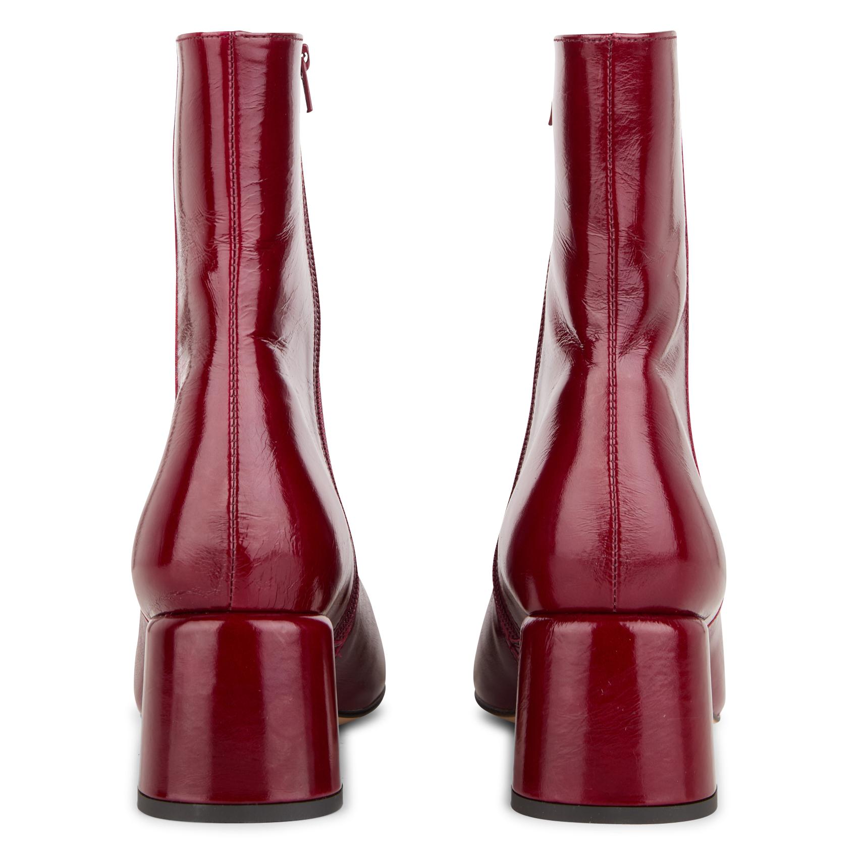 JASON - Boots en cuir | Rouge