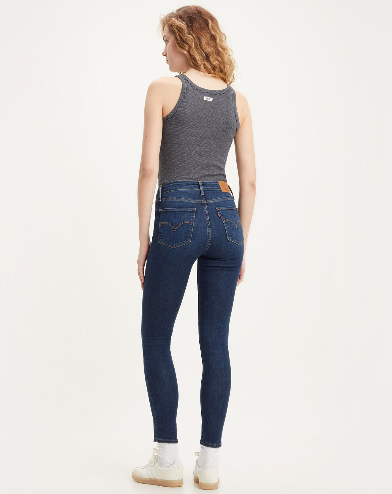 Levi's® Jean 721 High Rise Skinny taille haute bleu brut