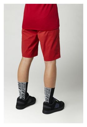 Short avec Peau Femme Fox Ranger Rouge