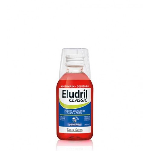 Eludril Classic Colutório Dupla Ação Purificante e Calmante 200ml