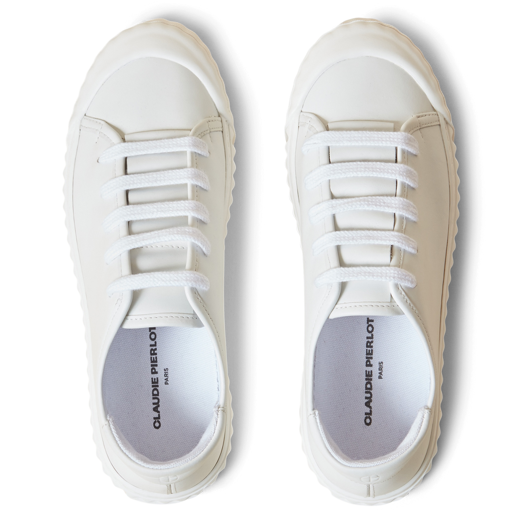Baskets basses en cuir | Blanc