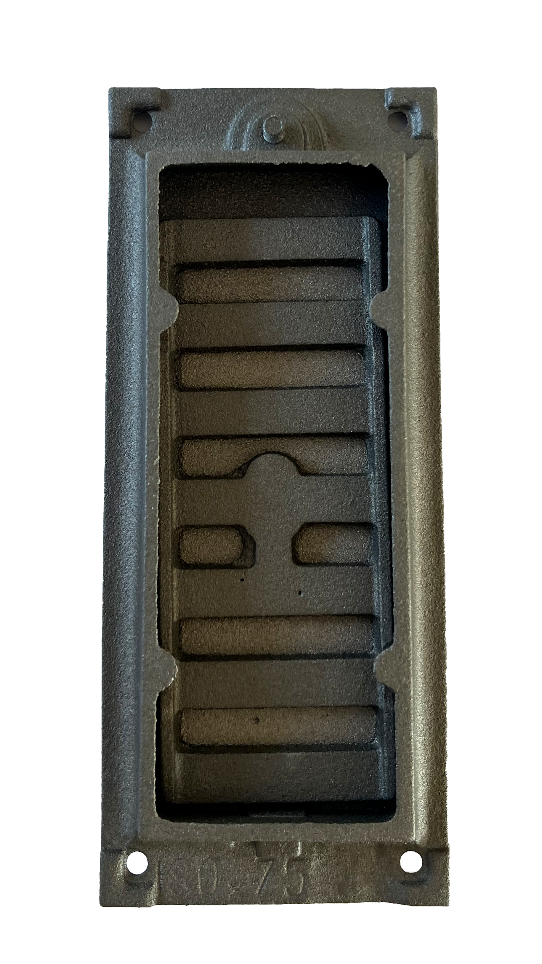 Grille à coulisse en fonte 18 cm x 7.5 cm