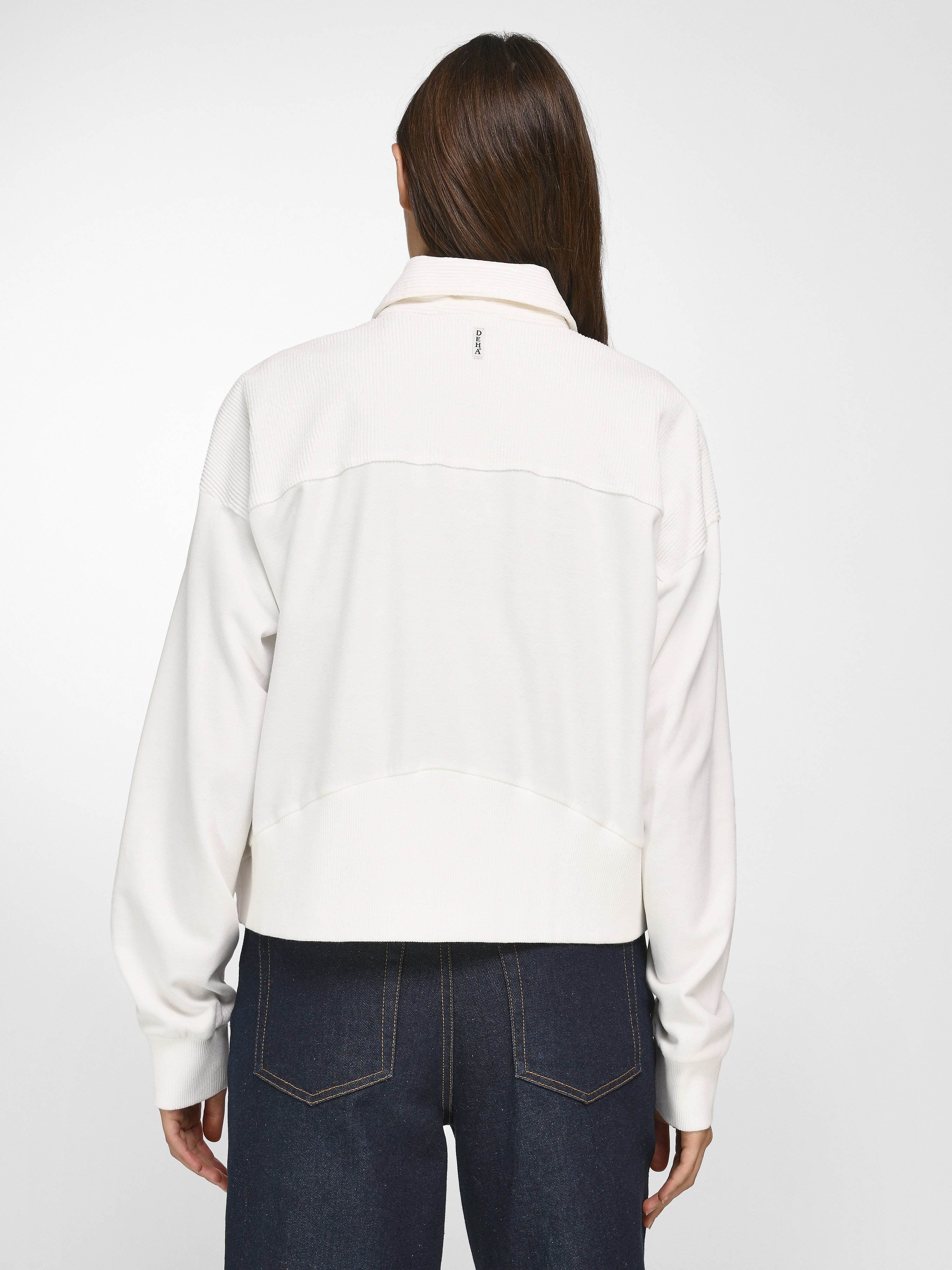 Jacke mit überschnittener Schulter