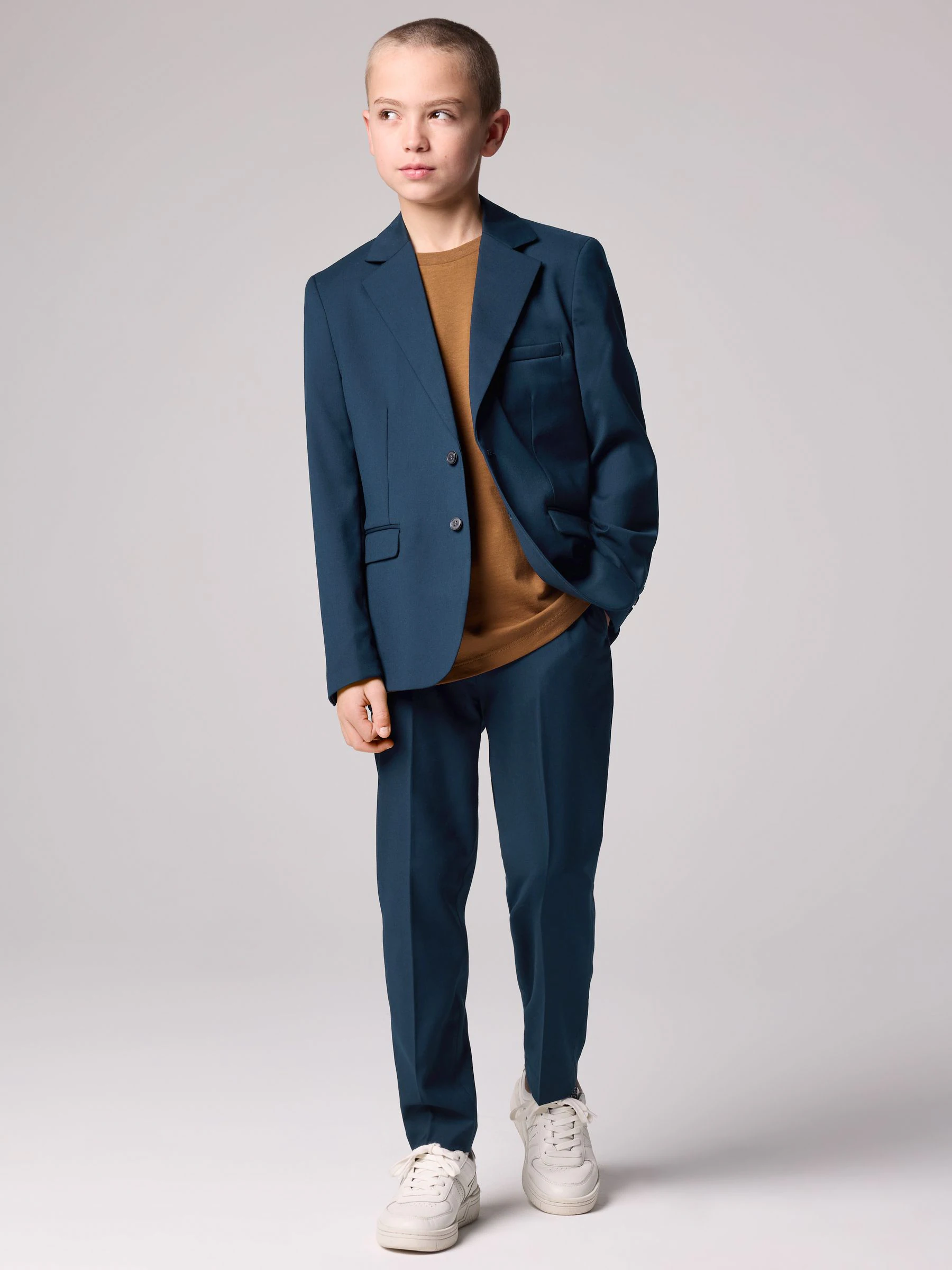 smALLSAINTS Boys Slim Fit Moad Suit Trousers