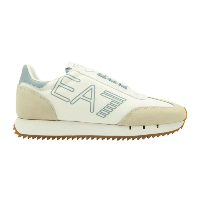 EA7 Black & White Vintage Sneakers Heren