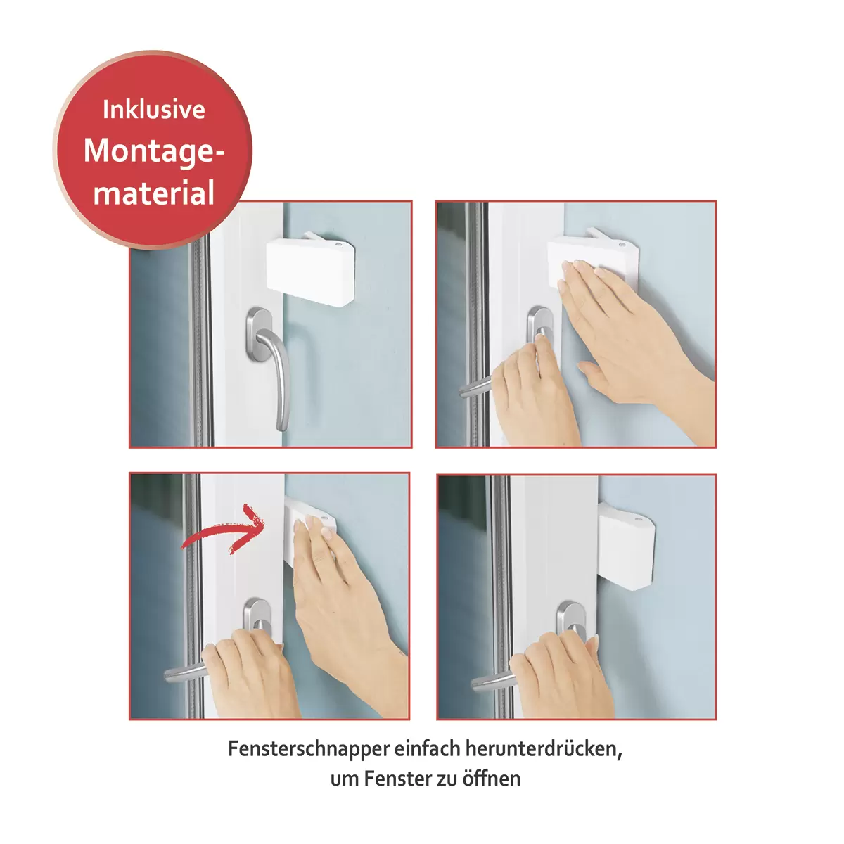 Fensterschnapper weiss