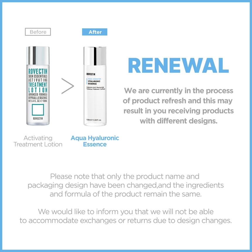 ROVECTIN - Aqua Hydration Hyaluronic Essence Mini