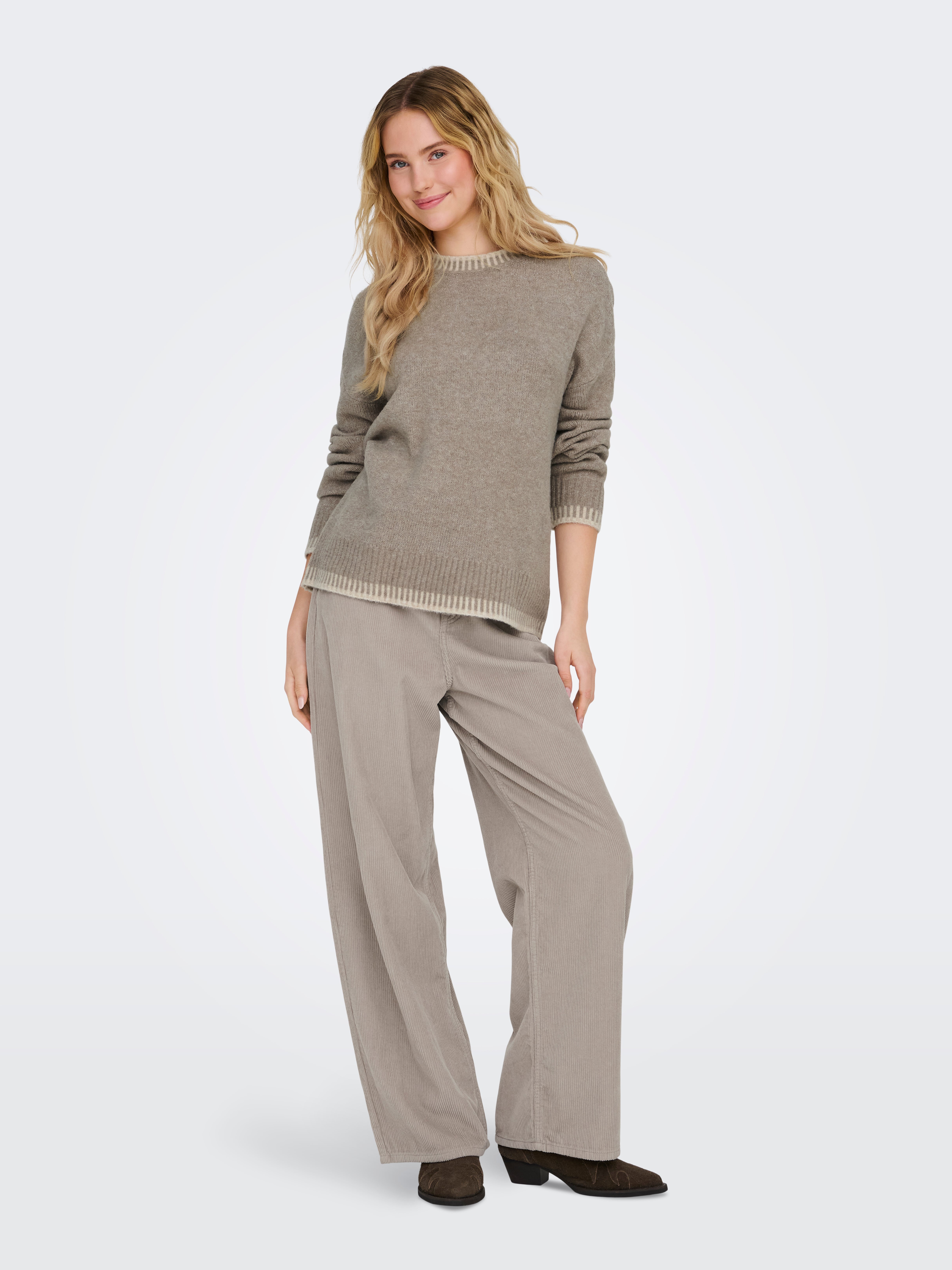 ONLSILMA Strickpullover Walnut