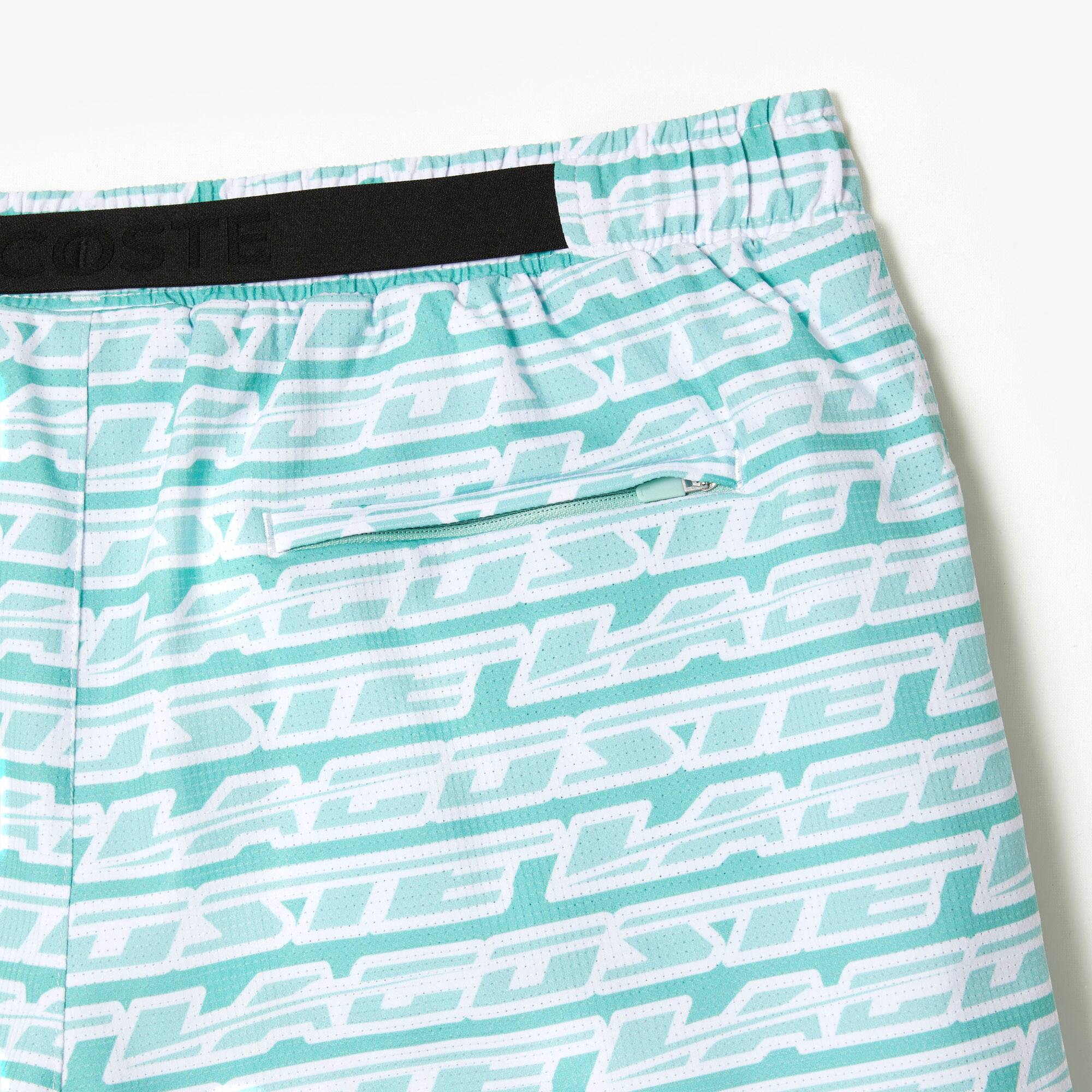 Short de bain homme Lacoste imprimé graphique bicolore Maillots de bain - Vert - Lacoste - Homme