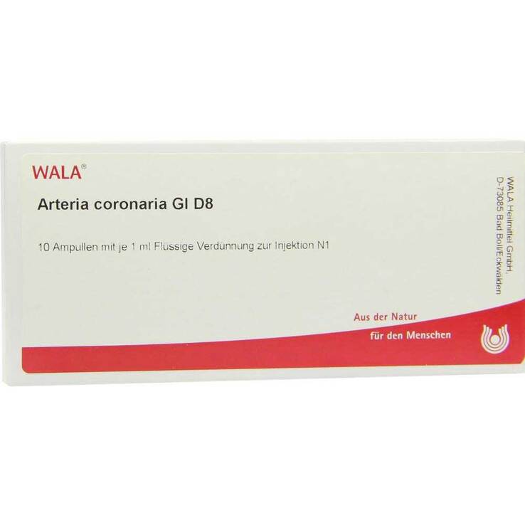 Arteria Coronaria GL D 8 Ampullen, 10X1 ml