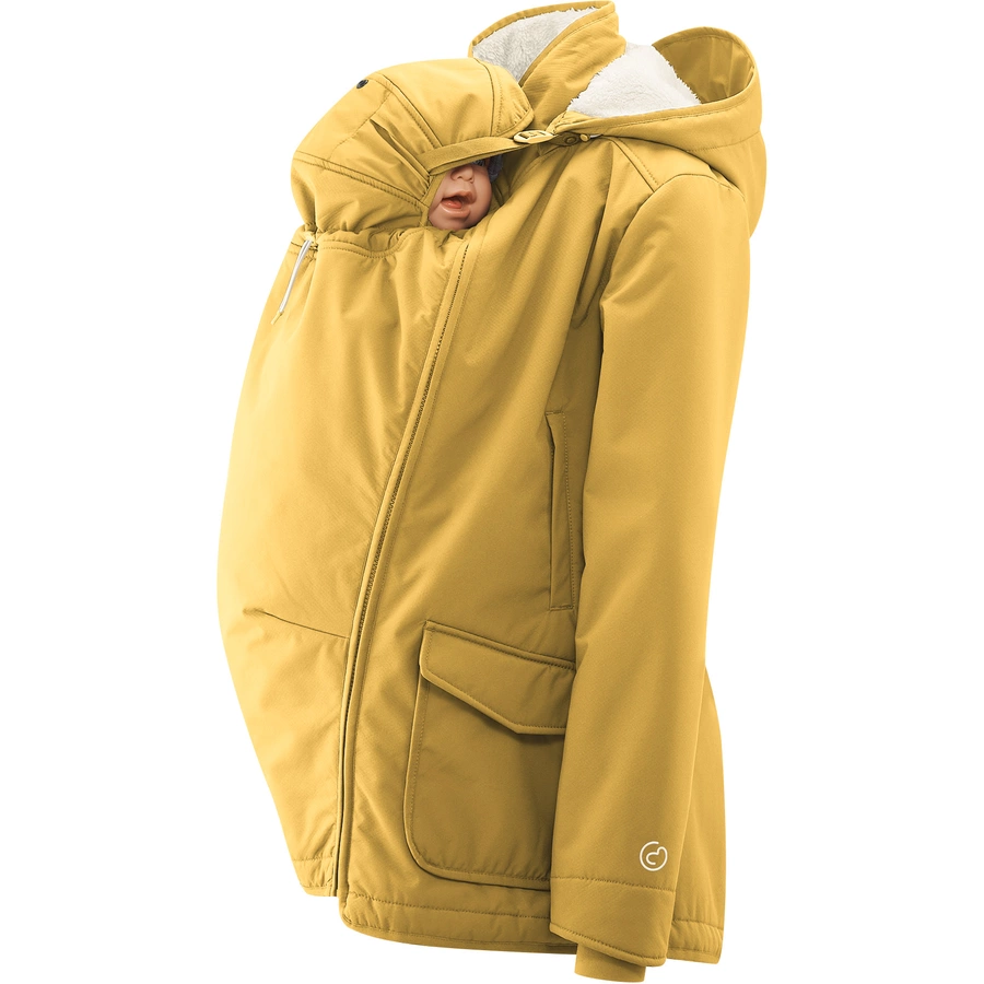 mamalila Allwetter-Tragejacke Cosy Allrounder senf