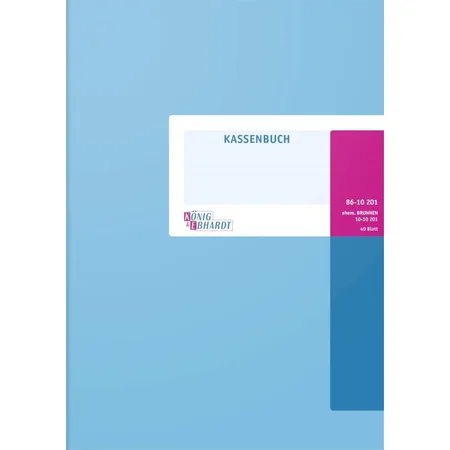 König & Ebhardt Kassenbuch, A4