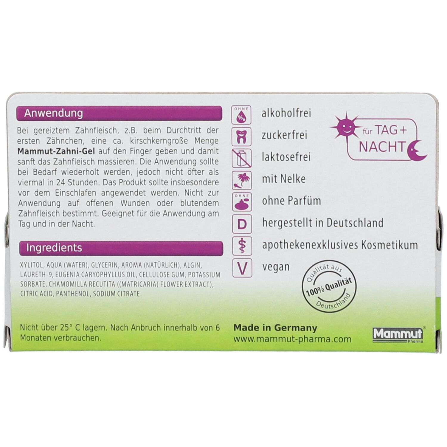 Mammut® Baby Zahni Gel
