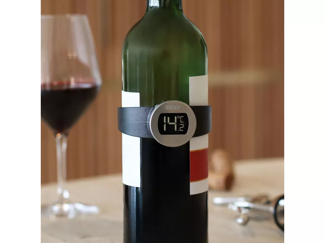 Ogo Living - Thermometre A Vin Digital Deluxe En Acier Inoxydable
