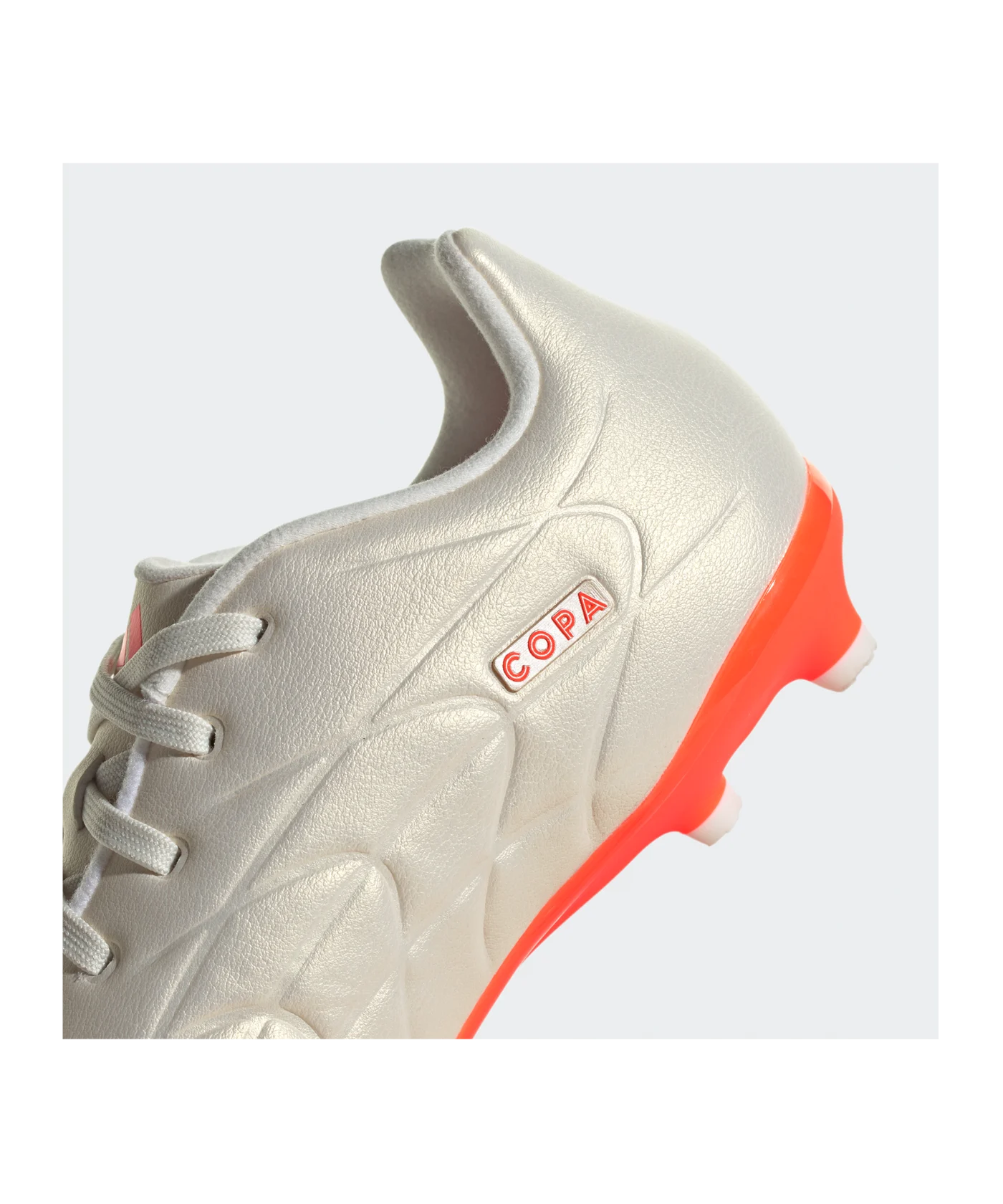 adidas COPA Pure.3 FG Heatspawn Kids Weiss Orange