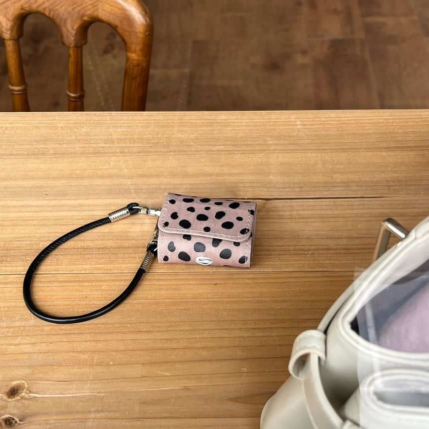 Elliure - Gestippelde Apple AirPods / Pro oortelefoonhoes met bandje