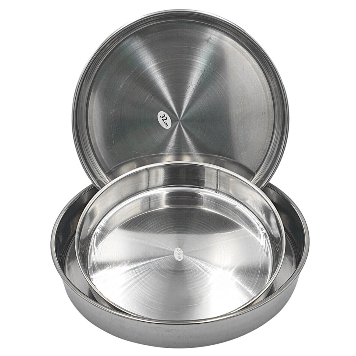 Backofenblech 28/32/36 cm 3er-Set Edelstahl