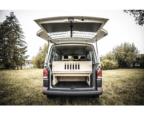 Buildify Campingbox Marinus achterbedsysteem voor VW, 1800x1500x415 mm (LxBxH) (zonder montage- en bevestigingsmateriaal)