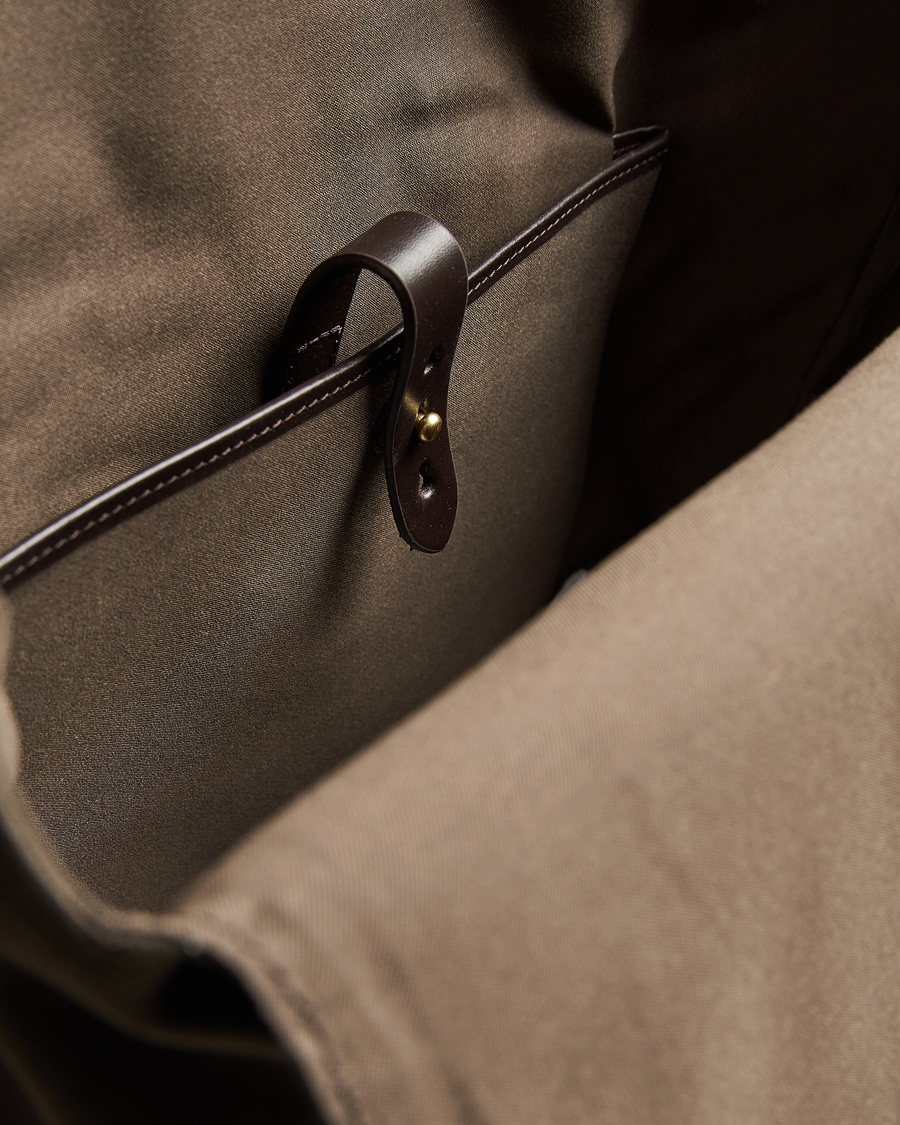 Mismo M/S Nylon Backpack Army/Dark Brown