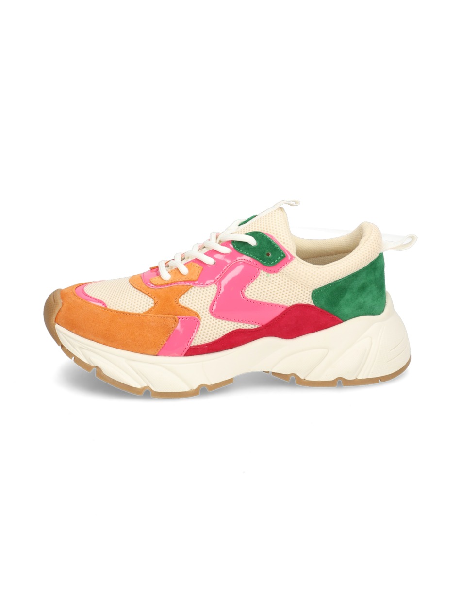 Lederkombination Sneaker