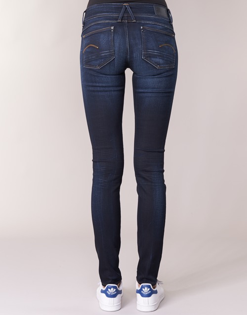 G-Star Raw - LYNN MID SKINNY - Bleu