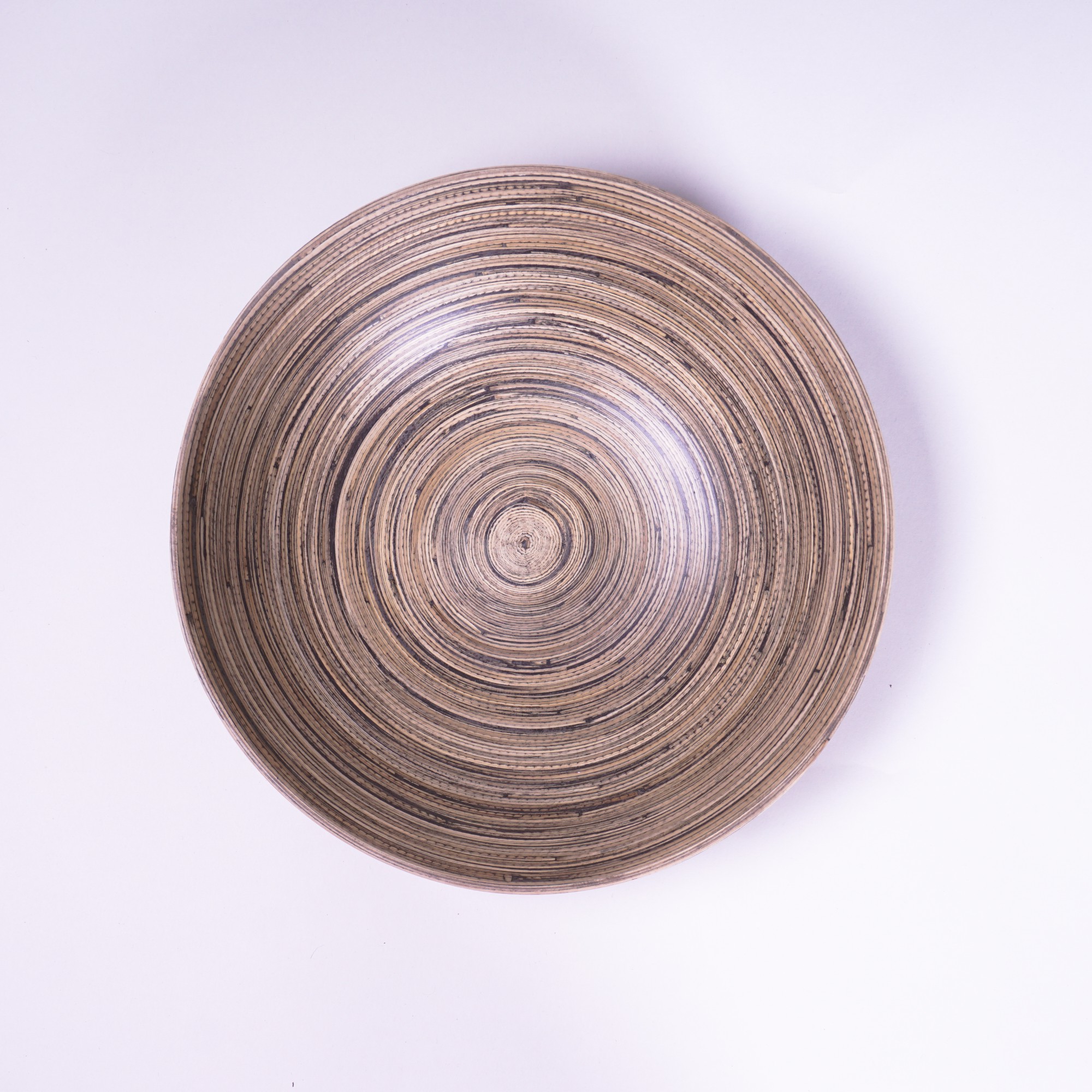 Bambusschale rund, natur, Ø 30 cm, H 8 cm von fischer's lagerhaus