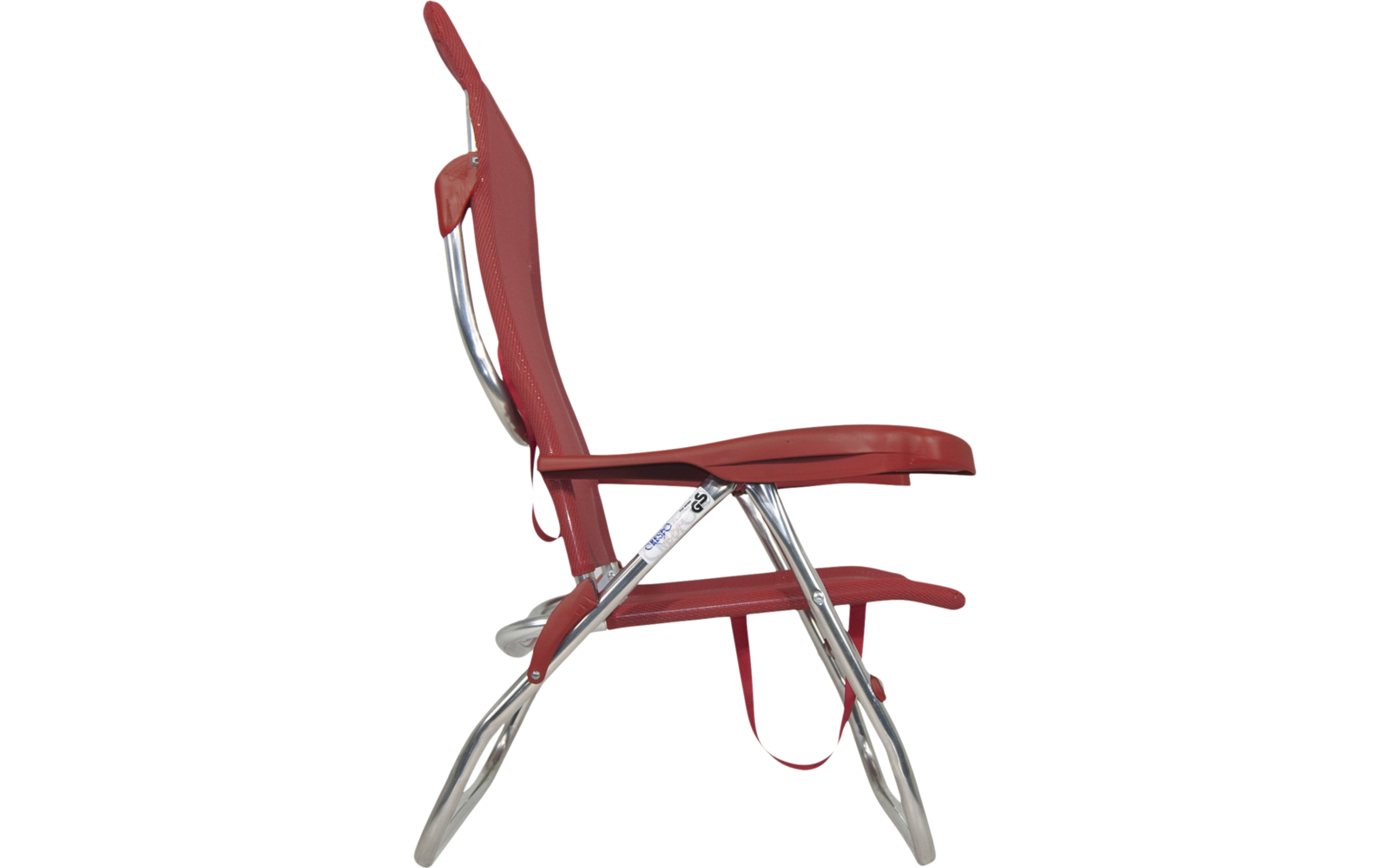Crespo AL/223 Classic Strandstuhl / Liege grau