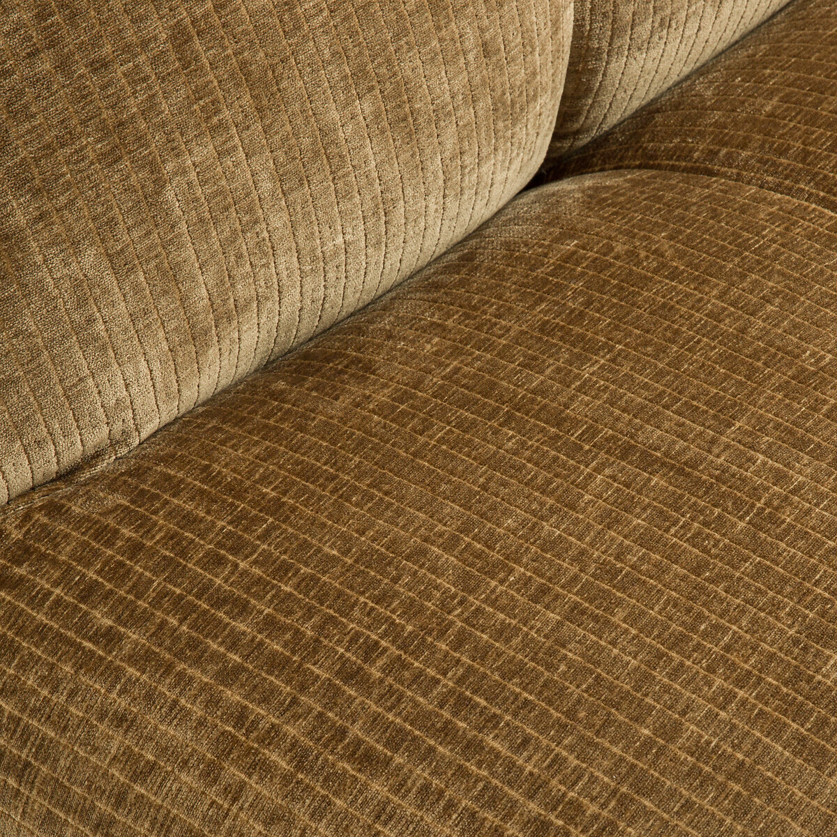 LA REDOUTE INTERIEURS<br>Draaibare fauteuil, vintage ribfluweel, Nuria