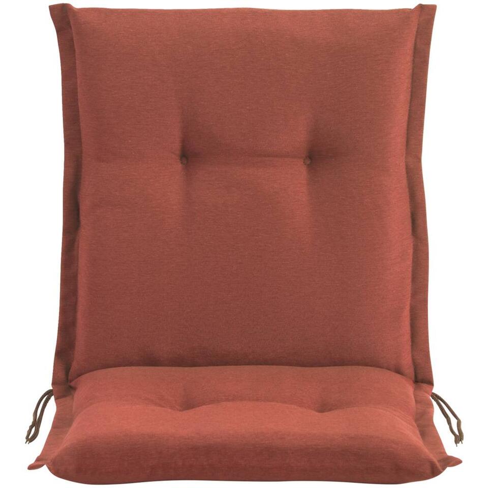Terrasstoelkussen Brest - terracotta - 100x50 cm