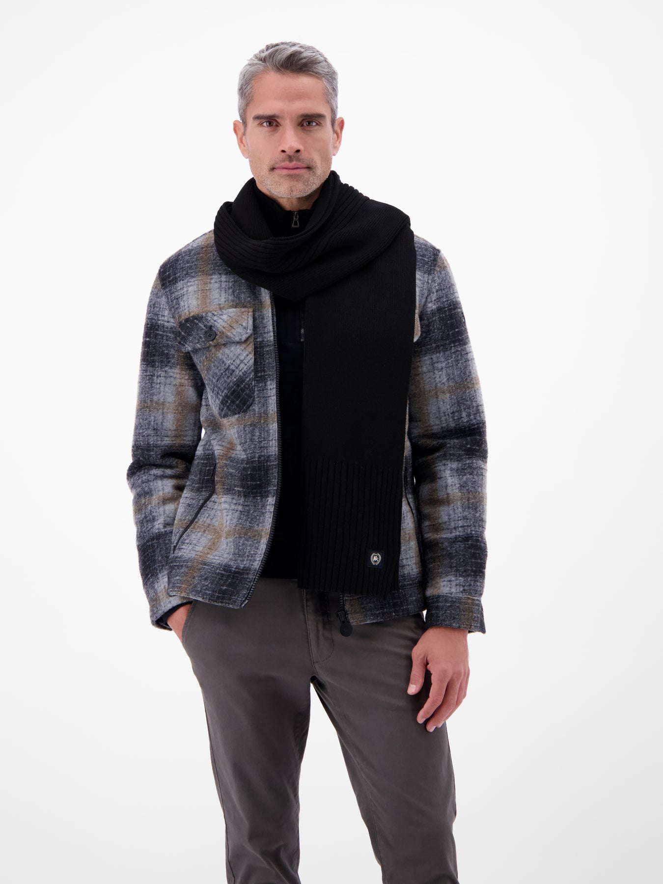 Weicher Herren Strickschal