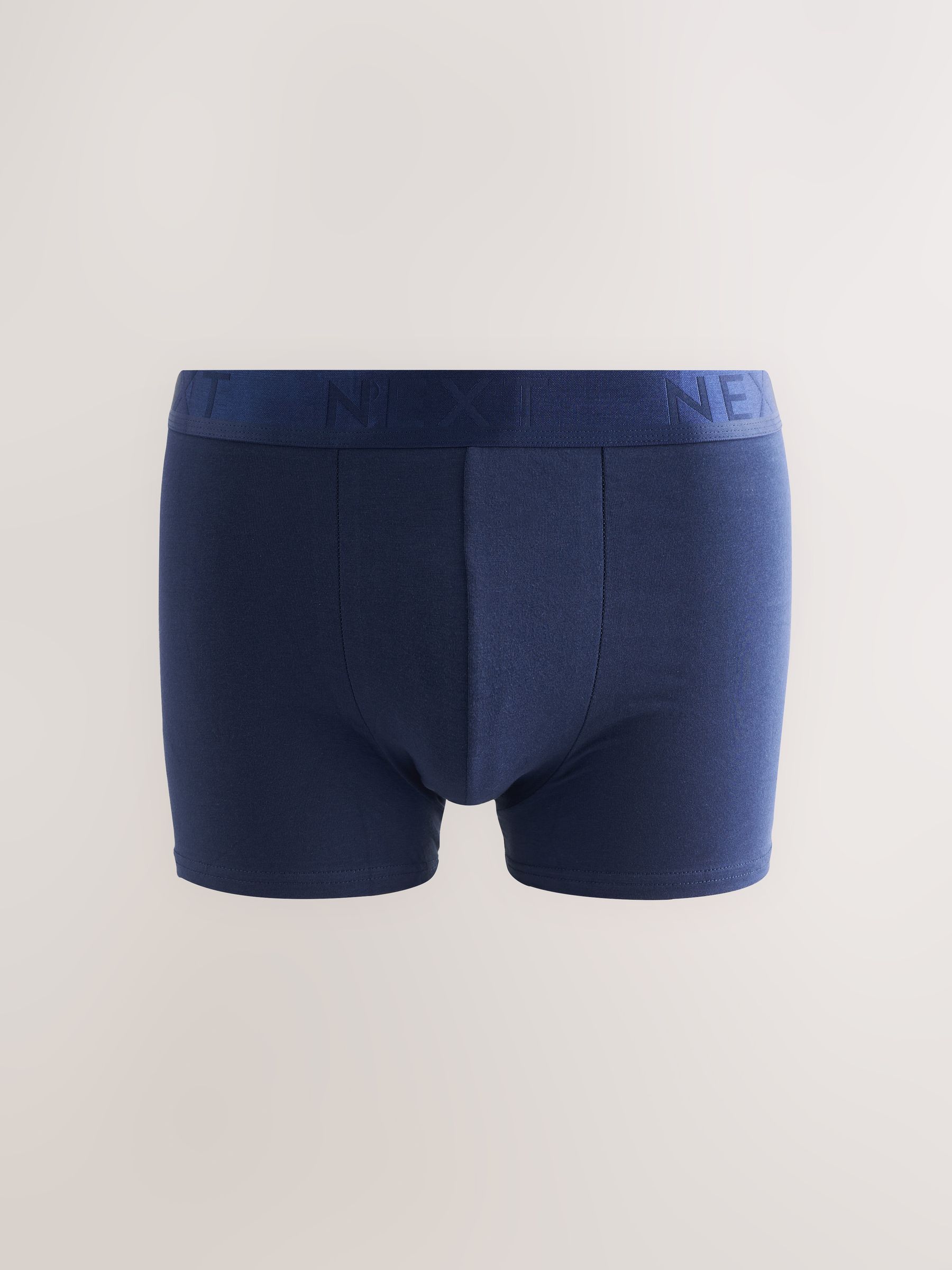 Blauw/groen/grijs - Katoenrijke trunk boxershorts verpakking van 10