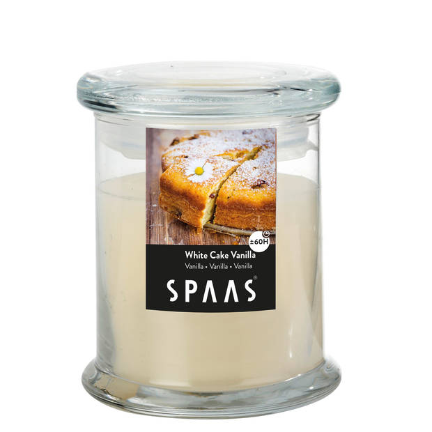 Spaas geurkaars pot - Vanille - Ø 9 cm