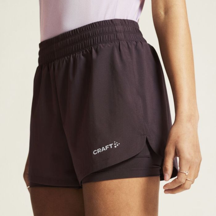 Craft Dame Shorts Adv Essence 2in1 Shorts 2 Lilla
