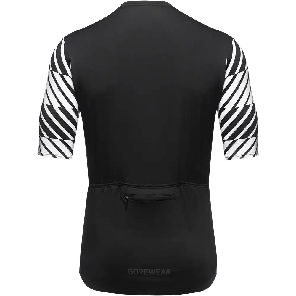 GORE Wear Swiftride Optical Fietsshirt Korte Mouwen Zwart/Wit Heren