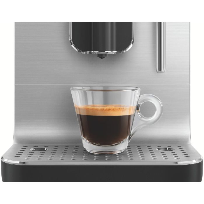 SMEG Kaffeevollautomat 50's Style BCC12BLMEU Schwarz Matt