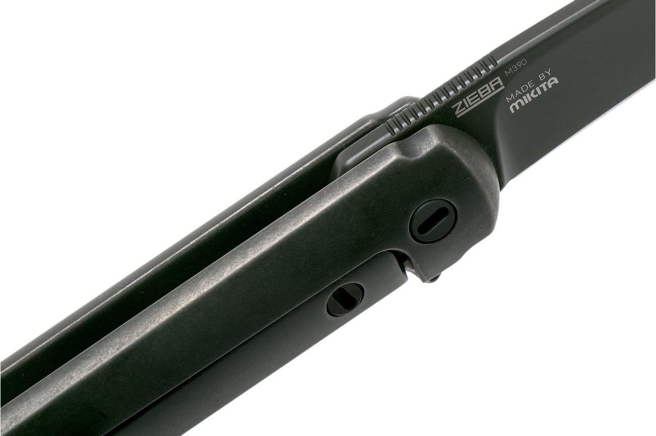 MKM Flame Drop FL01-TDSW Dark Stonewash Titanium zakmes, Michael Zieba design